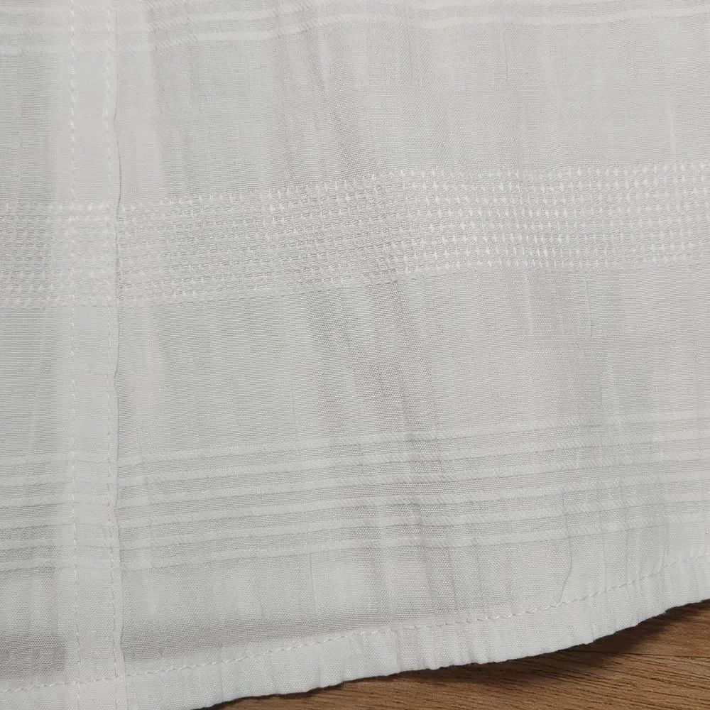 🔺️Christopher & Banks White Buttoned Long Sleeve Top Medium - Picture 10 of 14